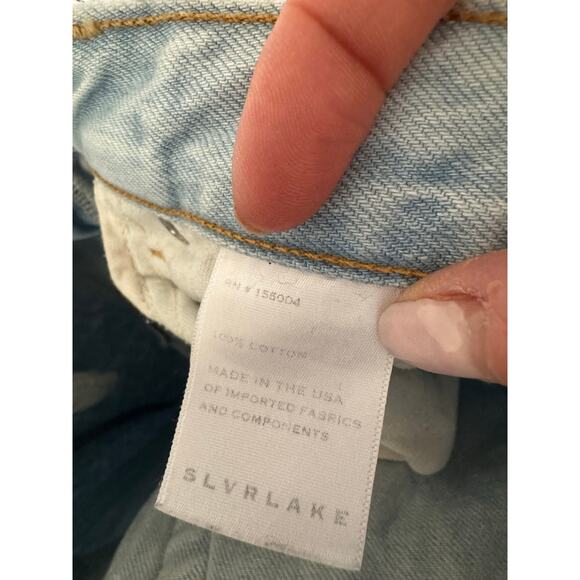 Women’s SLVRLAKE Virginia Slim Jeans in Love Song SZ 26 - Picture 8 of 8